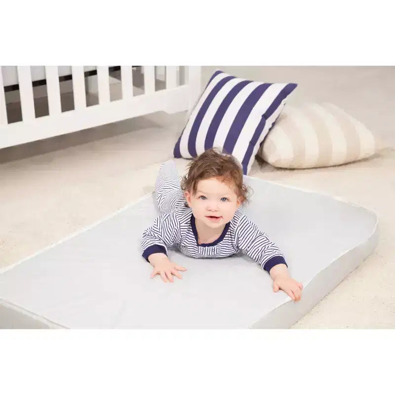 Mini Crib Mattress, Greenguard Gold Certified: Medium Firm, 4.5" Thickness, 100% Organic Cotton Cover