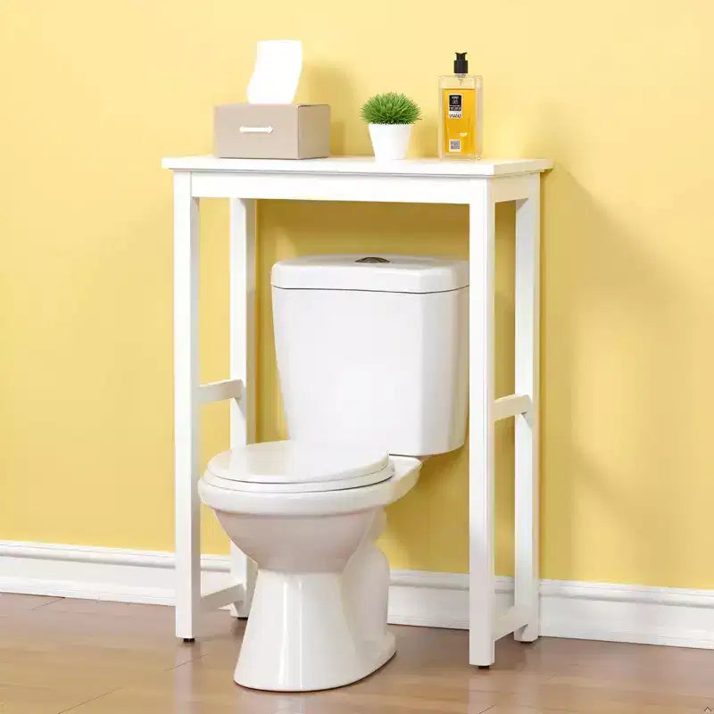 Over-The-Toilet Etagere Storage Shelf in White