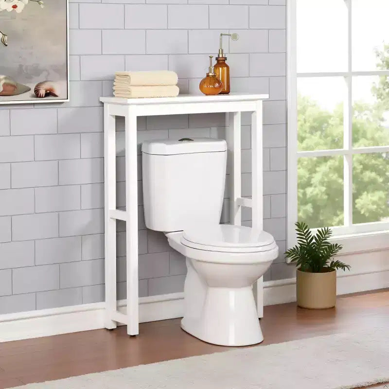 Over-The-Toilet Etagere Storage Shelf in White