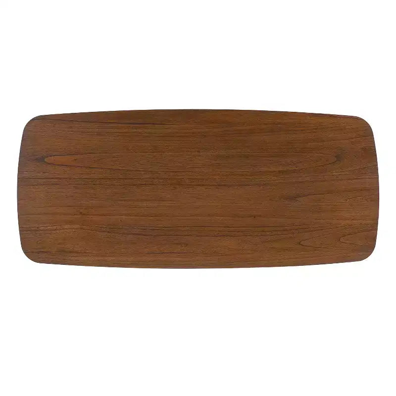Walnut Wood Home Office Computer Desk with 1 Drawer