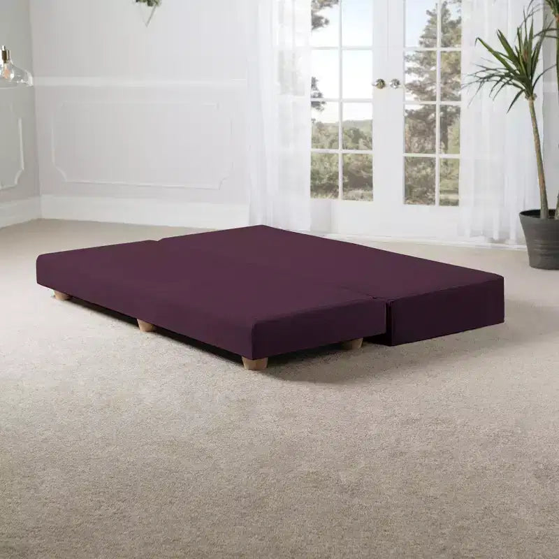 Fold-Out Queen-Size Sleeper Daybed - Microvelvet