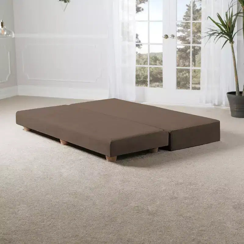Fold-Out Queen-Size Sleeper Daybed - Microvelvet
