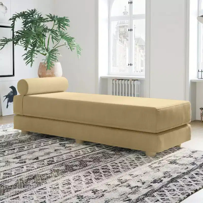 Fold-Out Queen-Size Sleeper Daybed - Microvelvet