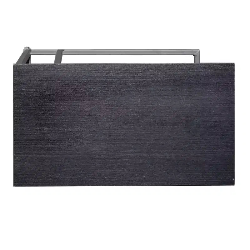 Contemporary Iron & Wood Accent Table in Dark Gray