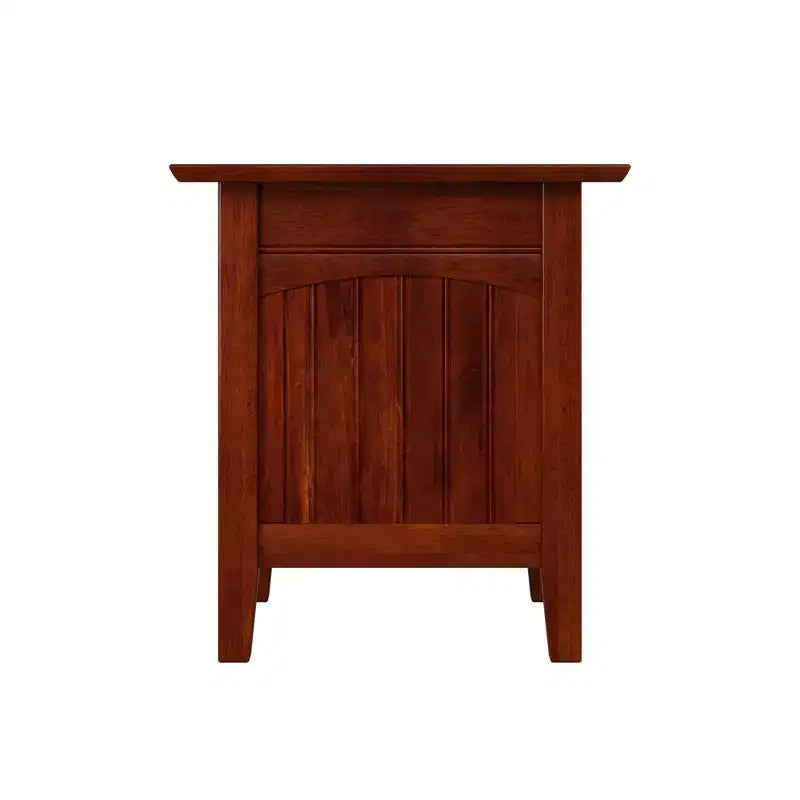 Cottage-Style End Table with Built-In Wireless Charger