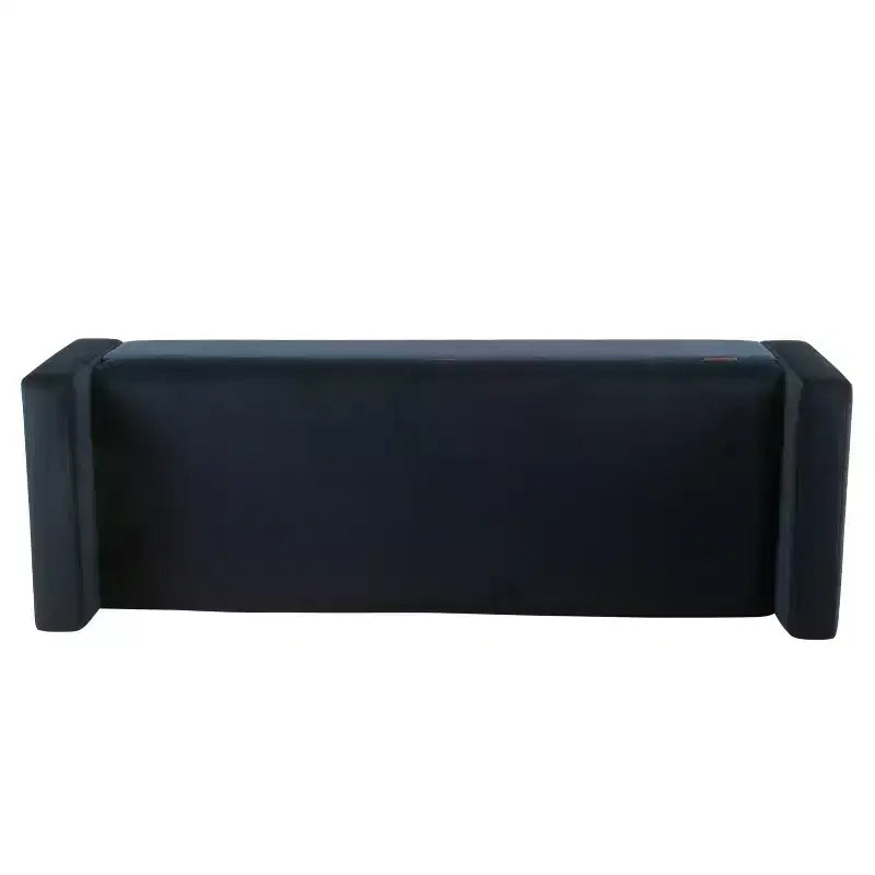 Storage Bench with Mid-Century Style & Tapered Legs