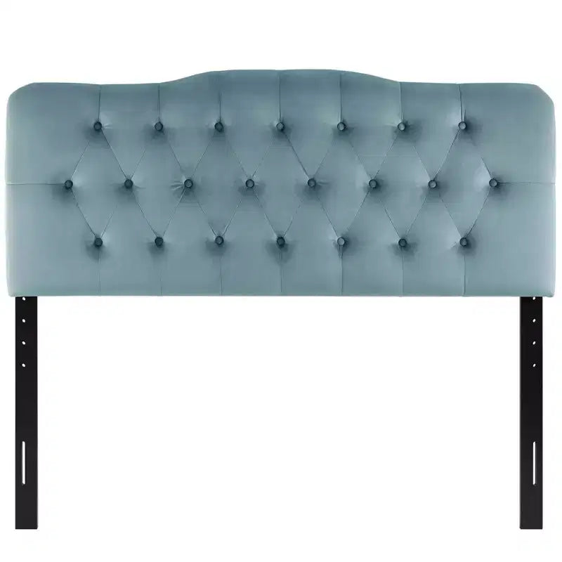Full Size Diamond Tufted Performance Velvet Headboard