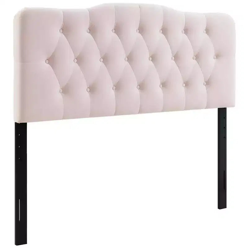 Full Size Diamond Tufted Performance Velvet Headboard