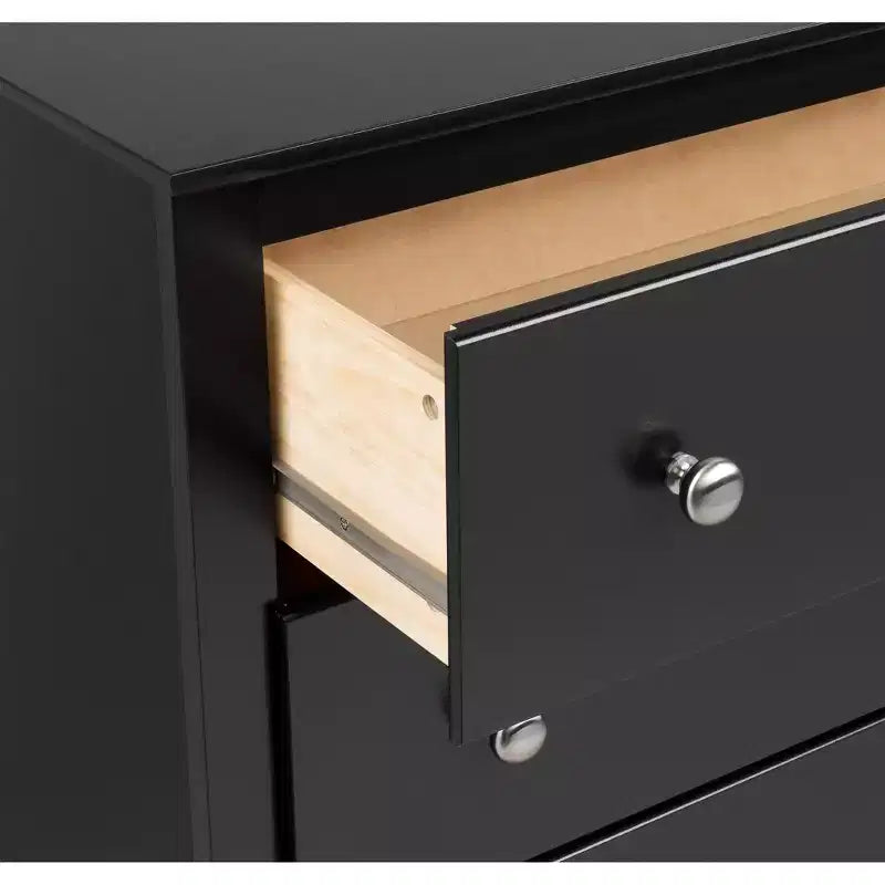 3-Drawer Tall Nightstand in Drifted Gray