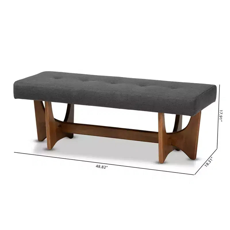 Modern Upholstered Bench for Bedroom & Entryway