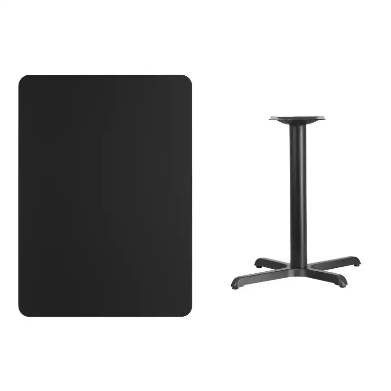 30x42 Rectangular Laminate Table with 23.5x29.5 Standard Height Base