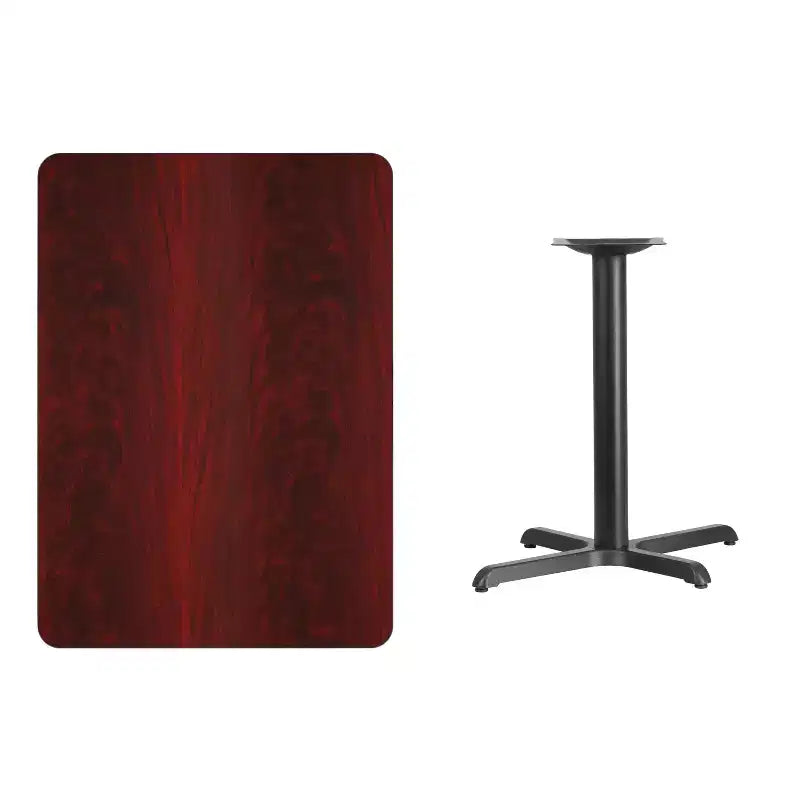 30x42 Rectangular Laminate Table with 23.5x29.5 Standard Height Base