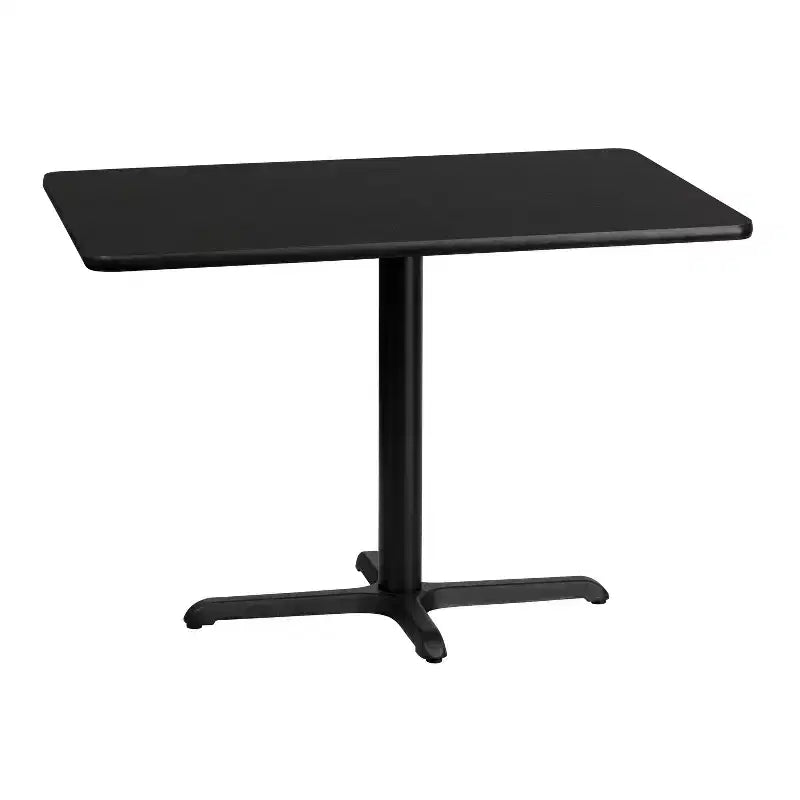 30x42 Rectangular Laminate Table with 23.5x29.5 Standard Height Base