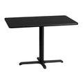 30x42 Rectangular Laminate Table with 23.5x29.5 Standard Height Base