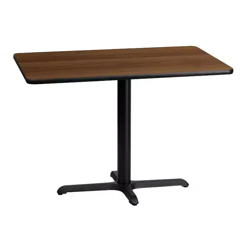30x42 Rectangular Laminate Table with 23.5x29.5 Standard Height Base