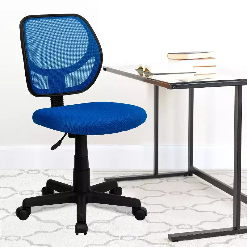Mid-Back Mesh Swivel Task Chair with Curved Square Back