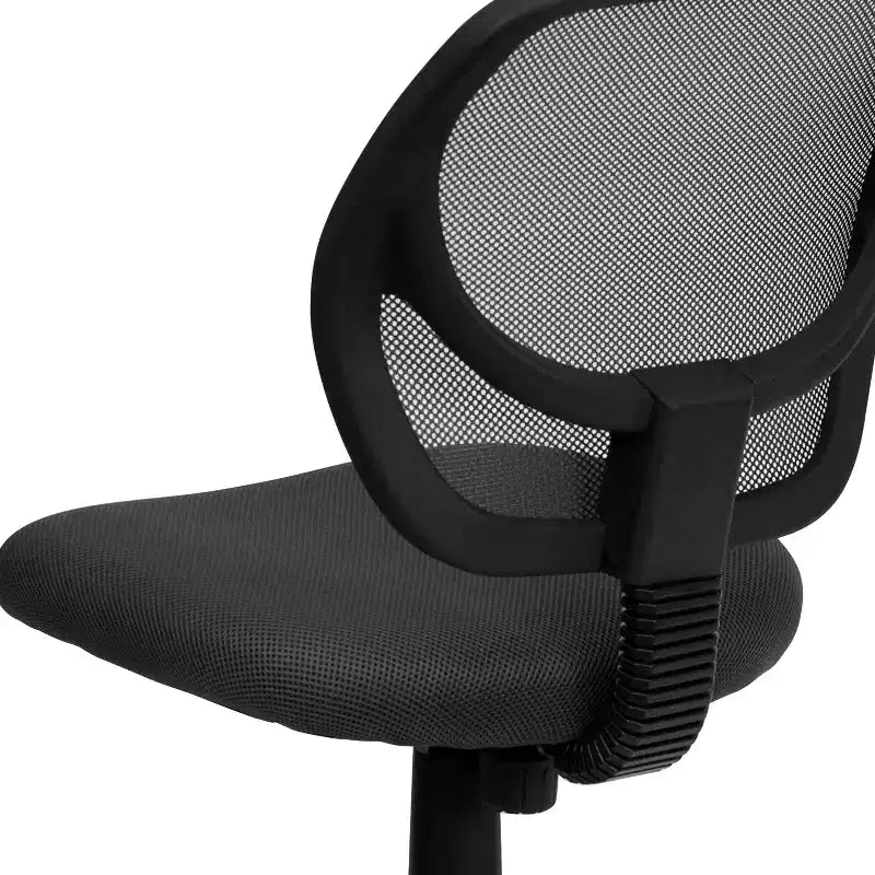 Mid-Back Mesh Swivel Task Chair with Curved Square Back