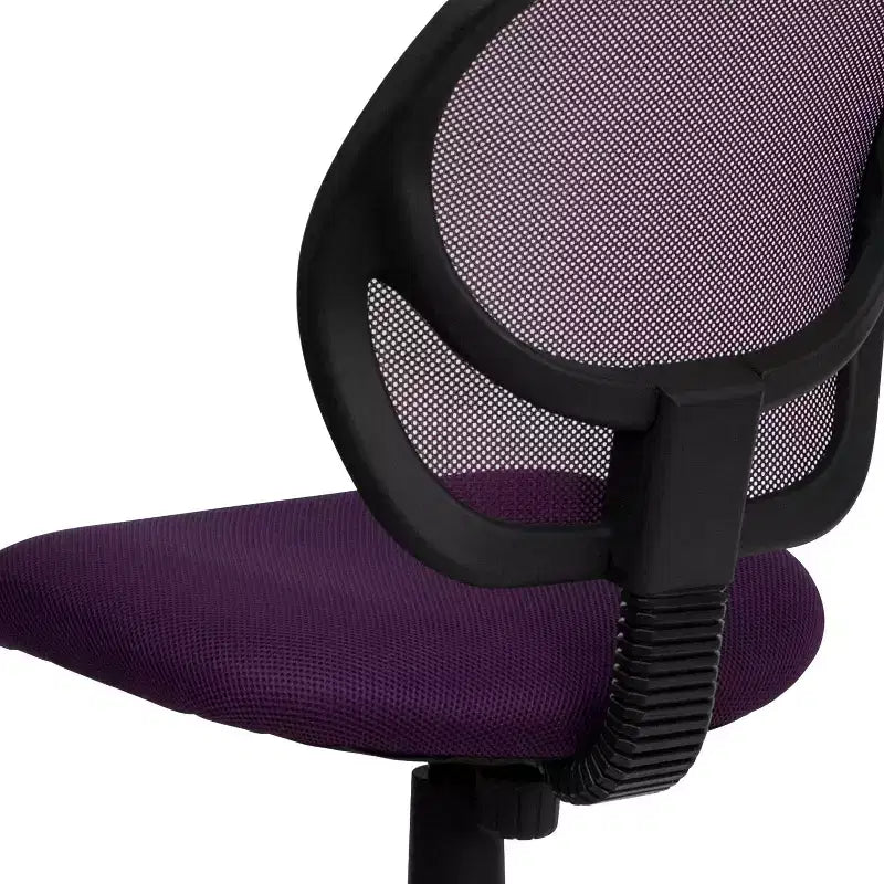 Mid-Back Mesh Swivel Task Chair with Curved Square Back