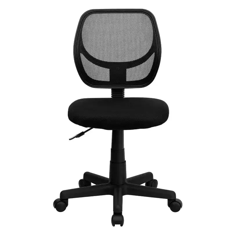 Mid-Back Mesh Swivel Task Chair with Curved Square Back
