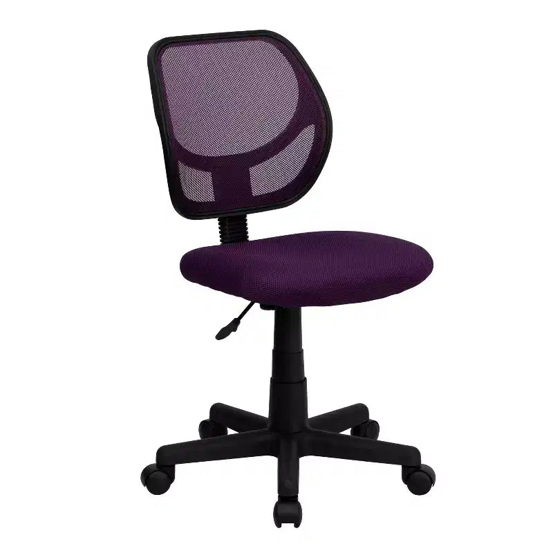 Mid-Back Mesh Swivel Task Chair with Curved Square Back