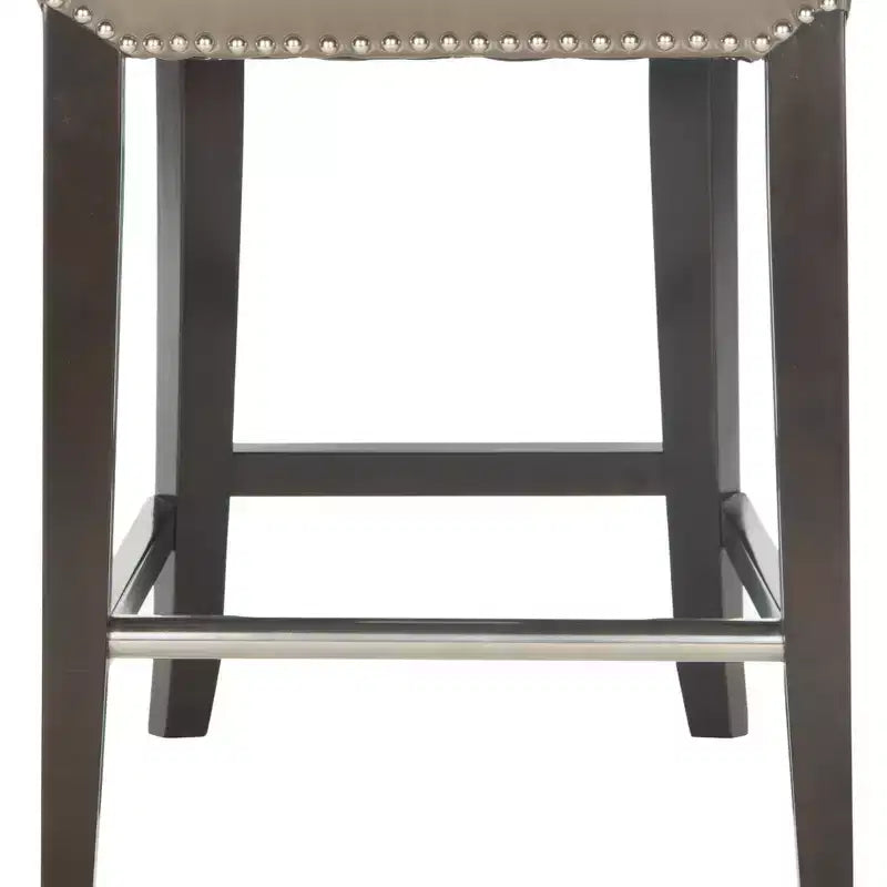 Counter Stool with Solid Birch Wood Frame, Traditional Style