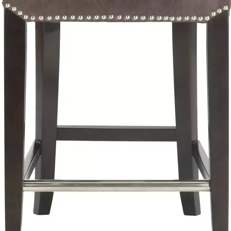 Counter Stool with Solid Birch Wood Frame, Traditional Style