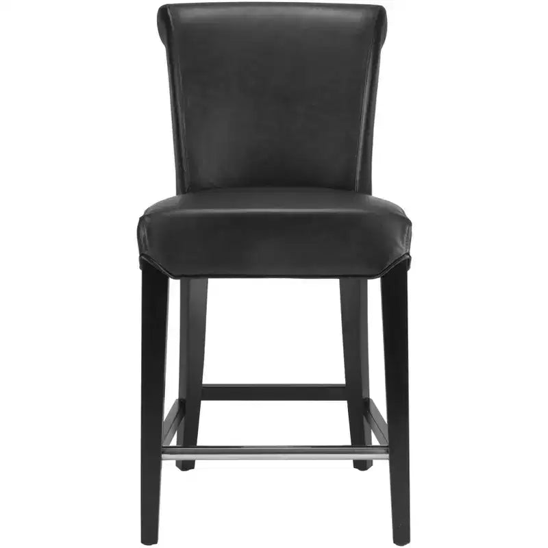 Counter Stool with Solid Birch Wood Frame, Traditional Style
