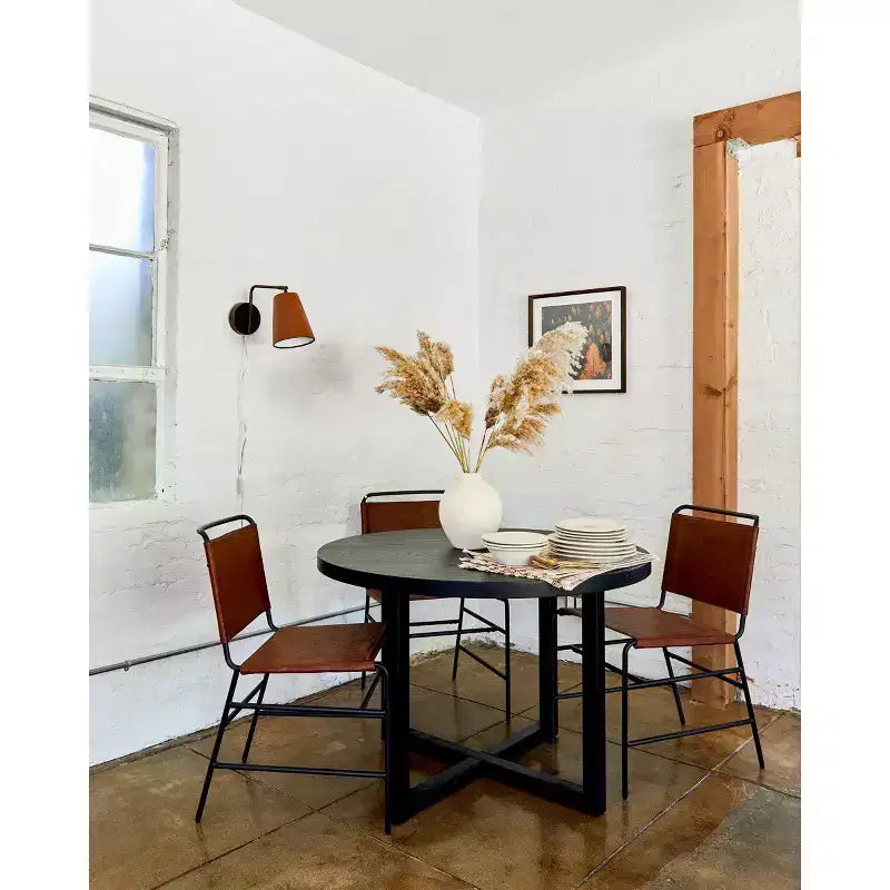 All Wood Round Dining Table