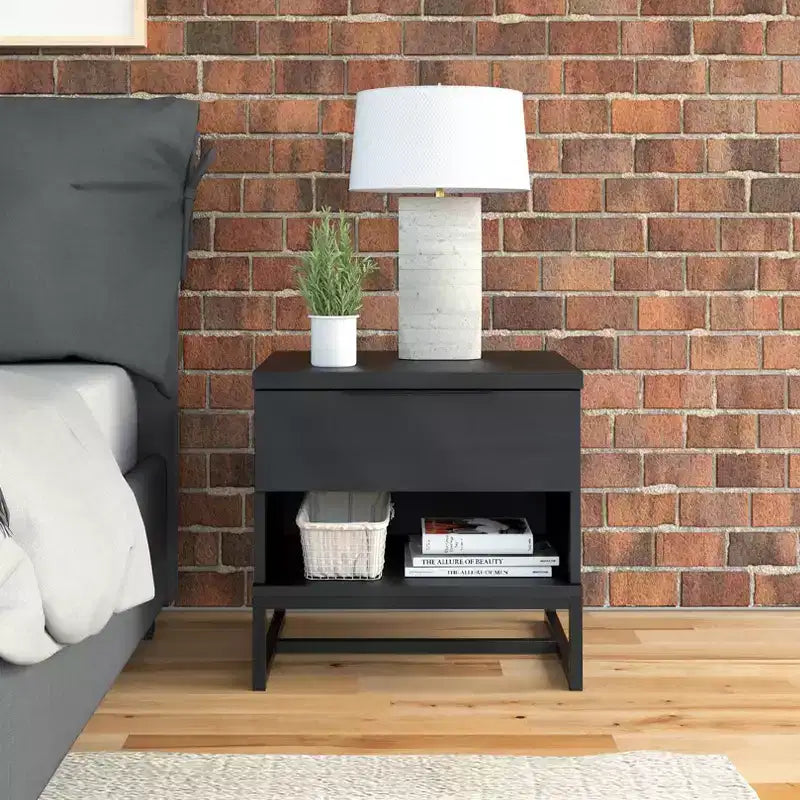 Modern Drawer Storage Nightstand